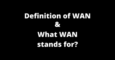 Definition of WAN. What WAN stands for?
