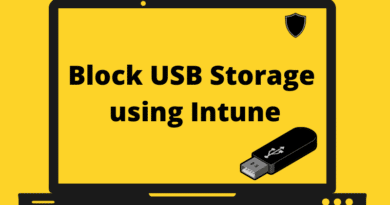 Block USB Storage using Intune