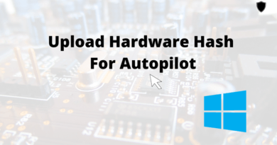 Collect hadware hash ID for WIndows Autopilot