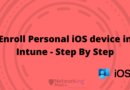Enroll Personal iOS device in Intune